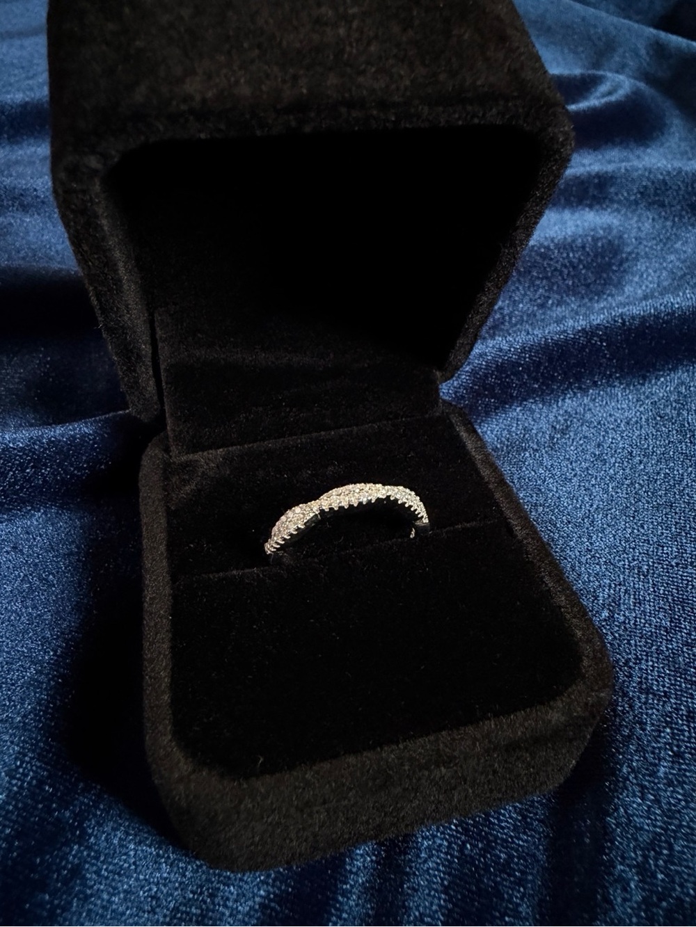 Solid 925 Sterling Silver Infinity Stackable Ring